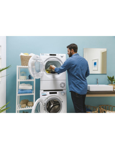 Candy Smart Pro , Asciugatrice 10 KG, Classe E, Bianco, Vapore, Wi-Fi, CSOE H10A2DE-S