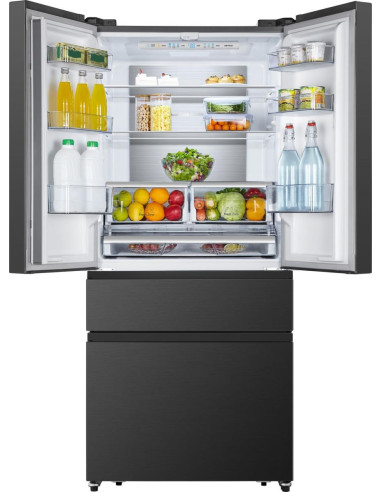 Hisense RF540N4SBF2 frigorifero side-by-side Libera installazione 533 L Nero
