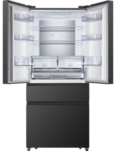 Hisense RF540N4SBF2 frigorifero side-by-side Libera installazione 533 L Nero