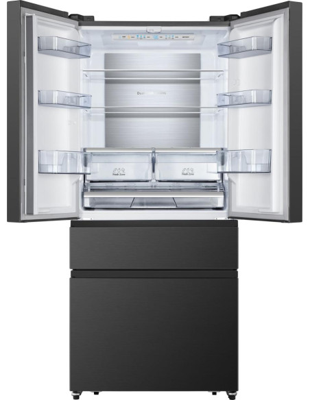 Hisense RF540N4SBF2 frigorifero side-by-side Libera installazione 533 L Nero