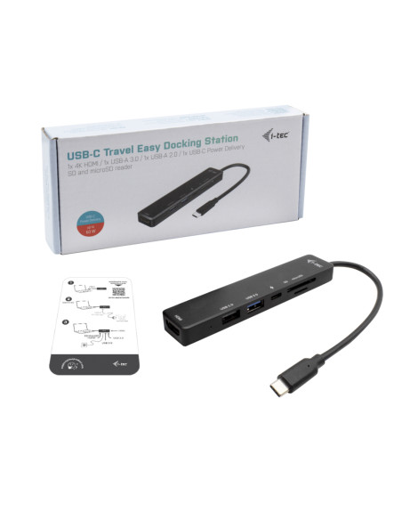 i-tec USB-C Travel Easy Dock 4K HDMI + Power Delivery 60 W