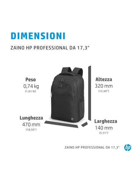 HP Zaino Professional da 17,3"