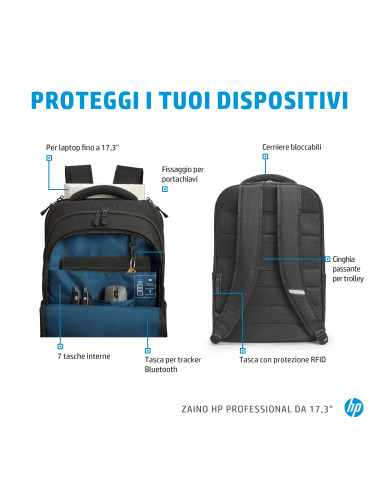 HP Zaino Professional da 17,3"