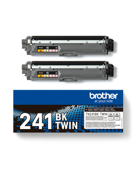 Brother TN-241BKTWIN cartuccia toner 2 pz Originale Nero