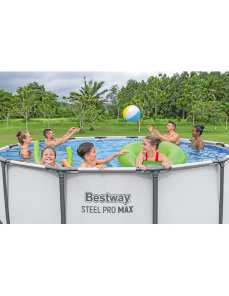 Bestway Steel Pro 5618W piscina fuori terra Piscina con bordi Piscina rotonda Bianco