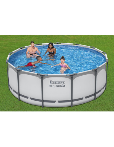 Bestway Steel Pro 5618W piscina fuori terra Piscina con bordi Piscina rotonda Bianco
