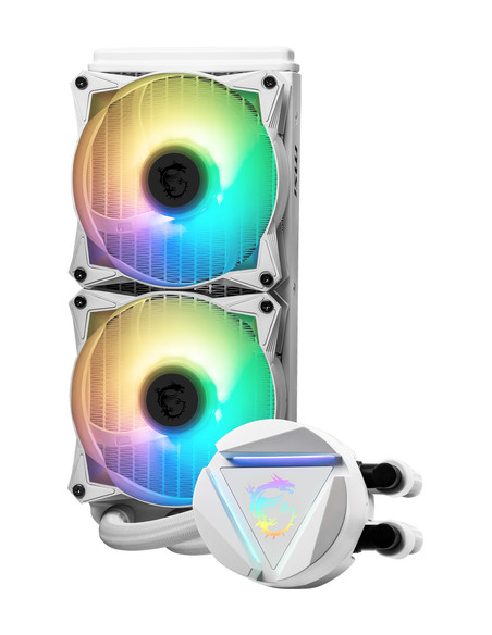 MSI MAG CORELIQUID 240R V2 Case per computer Refrigeratore 2,5 cm Bianco 1 pz