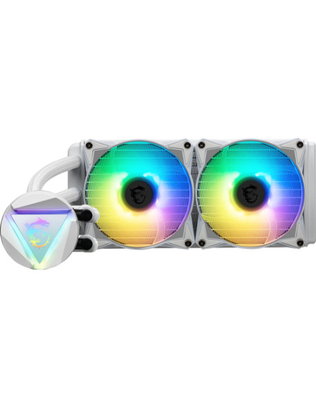 MSI MAG CORELIQUID 240R V2 Case per computer Refrigeratore 2,5 cm Bianco 1 pz