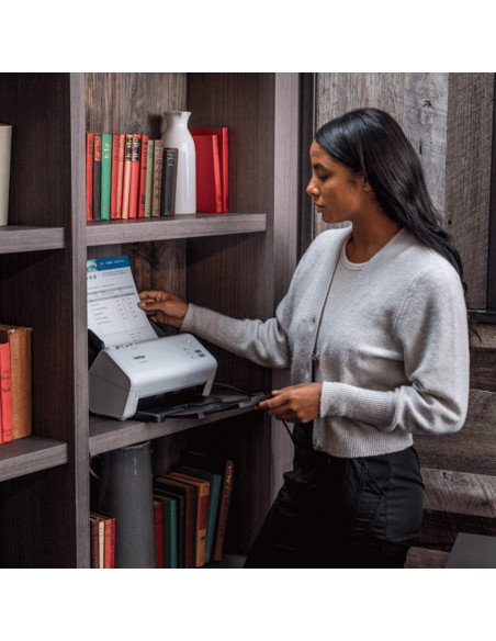 Brother ADS-4300N scanner Scanner ADF 600 x 600 DPI A4 Nero, Bianco