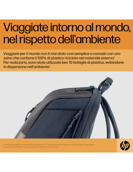 HP Zaino per laptop da 15,6" Travel 18 litri Iron Grey