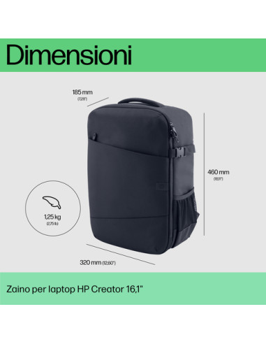 HP Zaino per laptop Creator da 16,1"