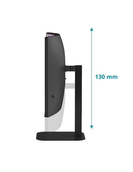 AOC V5 CU34V5C/BK Monitor PC 86,4 cm (34") 3440 x 1440 Pixel Wide Quad HD LED Nero