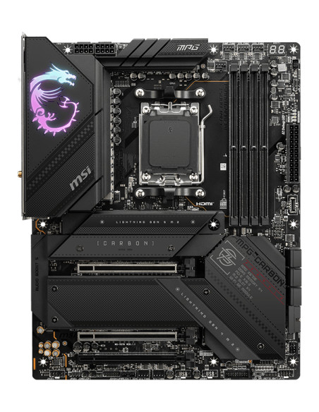 MSI MPG X670E CARBON WIFI scheda madre AMD X670 Socket AM5 ATX