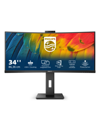 Philips Serie 5000 34B1U5600CH/00 Monitor PC 86,4 cm (34") 3440 x 1440 Pixel Wide Quad HD LCD Nero