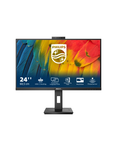 Philips Serie 5000 24B1U5301H/00 Monitor PC 60,5 cm (23.8") 1920 x 1080 Pixel Full HD LCD Nero