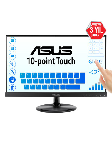 ASUS VT229H Monitor PC 54,6 cm (21.5") 1920 x 1080 Pixel Full HD LED Touch screen Nero