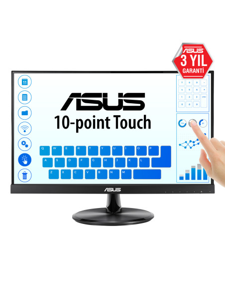 ASUS VT229H Monitor PC 54,6 cm (21.5") 1920 x 1080 Pixel Full HD LED Touch screen Nero