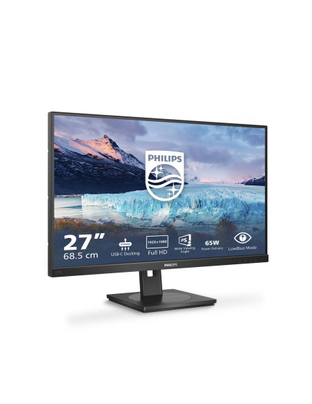 Philips S Line 273S1/00 Monitor PC 68,6 cm (27") 1920 x 1080 Pixel Full HD LCD Nero