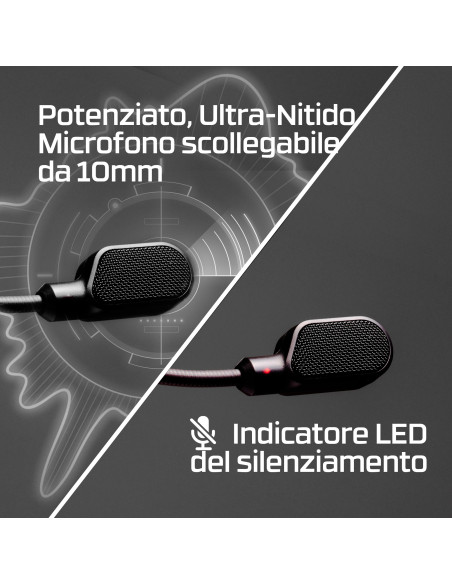 HyperX Cloud III – Cuffie da gaming (nero-rosso)