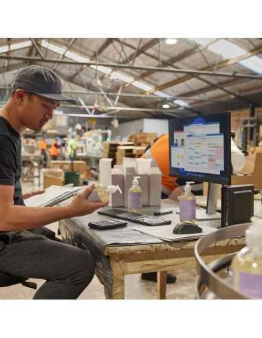 HP Pro Mini 400 G9 Intel® Core™ i5 i5-13500T 8 GB DDR4-SDRAM 256 GB SSD Windows 11 Pro Mini PC Nero