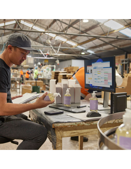 HP Pro Mini 400 G9 Intel® Core™ i5 i5-13500T 8 GB DDR4-SDRAM 256 GB SSD Windows 11 Pro Mini PC Nero