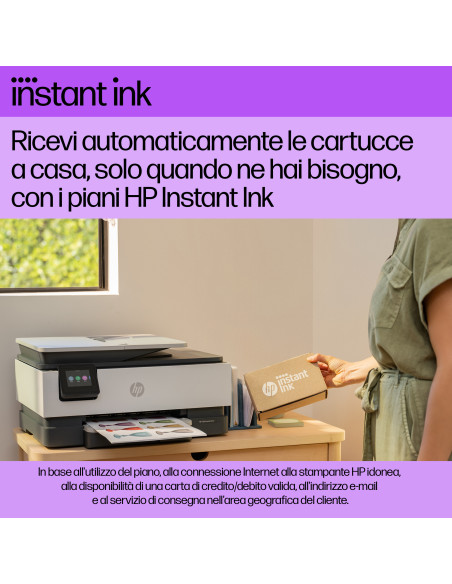 HP OfficeJet Pro 8135e Wireless All-in-One Colore Stampante, Instant Ink Stampa fronte/retro