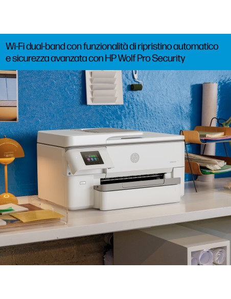 HP OfficeJet Pro 9720e Wireless All-in-One Colore Stampante, Stampa fronte/retro fotocopiatrice, scanner