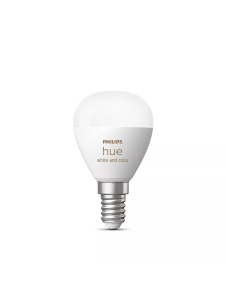 Philips Hue White and Color ambiance Sferetta - lampadina connessa E14