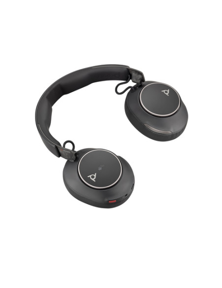 HP Poly Cuffie Poly Voyager Surround 80 UC con connettore USB-C certificate per Microsoft Teams + adattatore USB-C/A