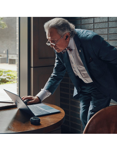 HP Poly Auricolari nerofumo Poly Voyager Free 60+M UC + Adattatore BT700 USB-C + Custodia per ricarica con touchscreen