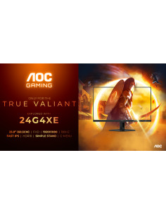 AOC 24G4XE Monitor PC 60,5 cm (23.8") 1920 x 1080 Pixel Full HD LCD Nero, Grigio 2