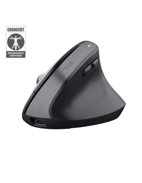Trust Bayo+ mouse Ufficio Mano destra RF senza fili + Bluetooth Ottico 2400 DPI