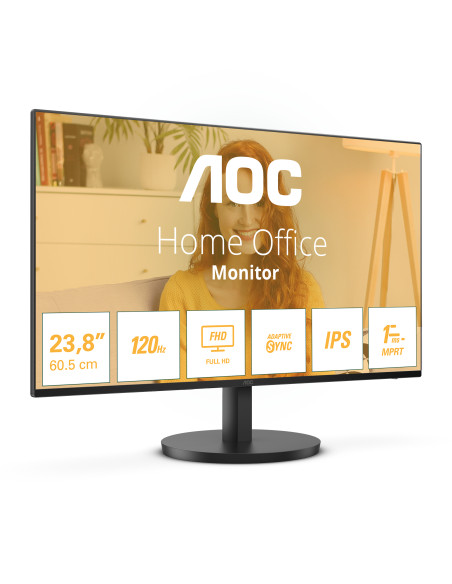 AOC 24B3HA2 Monitor PC 60,5 cm (23.8") 1920 x 1080 Pixel Full HD LED Nero
