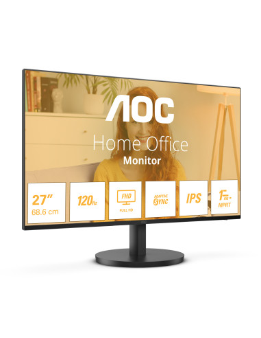 AOC B3 27B3HA2 Monitor PC 68,6 cm (27") 1920 x 1080 Pixel Full HD LED Nero