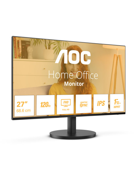 AOC B3 27B3HA2 Monitor PC 68,6 cm (27") 1920 x 1080 Pixel Full HD LED Nero