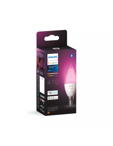Philips Hue White and Color ambiance Lampadina Smart E14 25 W