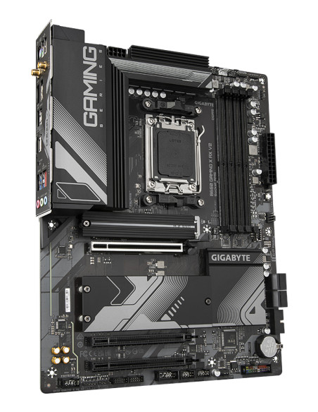 GIGABYTE B650 GAMING X AX V2 Scheda madre - AMD Ryzen serie 9000, VRM a 8+2+2 fasi, fino a 8000 MHz DDR5 (OC), 1xPCIe 5.0 + 2xPC