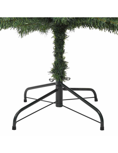 Albero di Natale Sottile con Base 270 cm in PVC