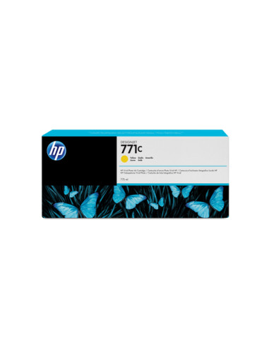 HP Cartuccia inchiostro giallo DesignJet 771C, 775 ml