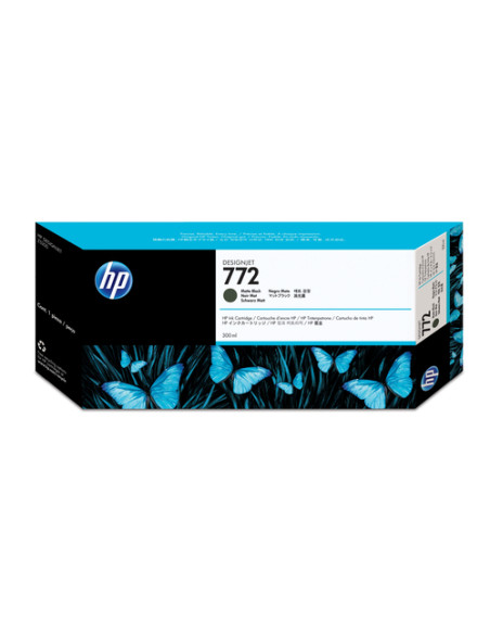 HP Cartuccia inchiostro nero opaco DesignJet 772, 300 ml