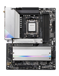 GIGABYTE B650 AERO G Scheda madre - Supporta CPU AMD Ryzen serie 9000, fino a 8000 MHz DDR5 (OC), 1xPCIe 5.0 + 2xPCIe 4.0 M.2, L 2