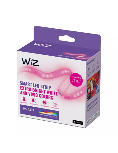 WiZ Striscia LED (LightStrip) Dimmerabile Luce Bianca o Colorata