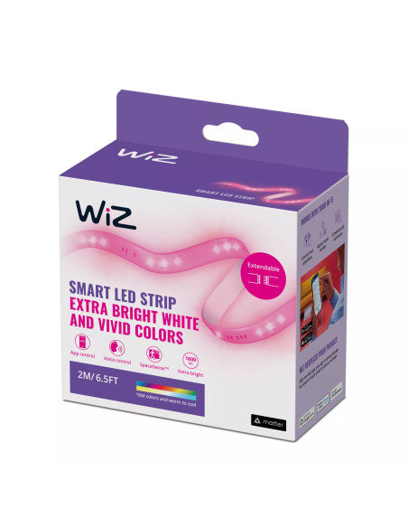 WiZ Striscia LED (LightStrip) Dimmerabile Luce Bianca o Colorata