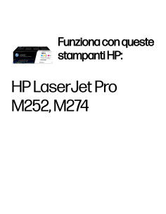 HP Confezione da 3 cartucce toner ciano/magenta/giallo originale ad alta capacità LaserJet 201X 2