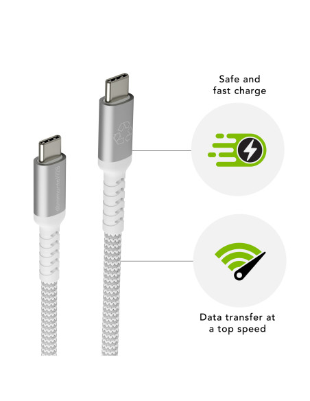dbramante1928 CB12CCGR7116 cavo USB USB 2.0 1,2 m USB C Bianco