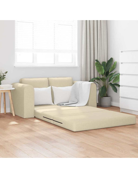 Divano letto 60cm Crema Tessuto