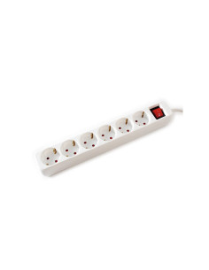 VALUE POWER STRIP, 6X, CON INTERRUTTORI, BIANCO, 1.5M, SHUKO