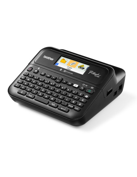 Brother PT-D610BTVP stampante per etichette (CD) Trasferimento termico 180 x 360 DPI 30 mm/s Con cavo e senza cavo TZe Bluetooth
