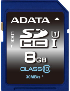 ADATA Premier SDHC UHS-I U1 Class10 8GB Classe 10 2