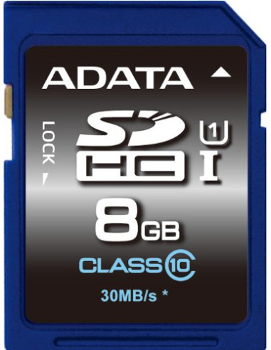 ADATA Premier SDHC UHS-I U1 Class10 8GB Classe 10